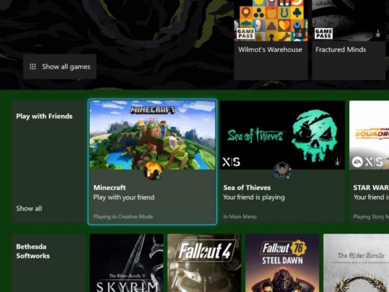 Xbox Game Pass Hub On Xbox