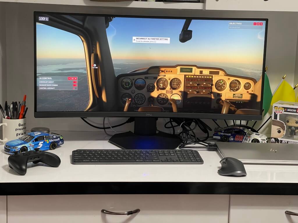 flight simulator pc controls