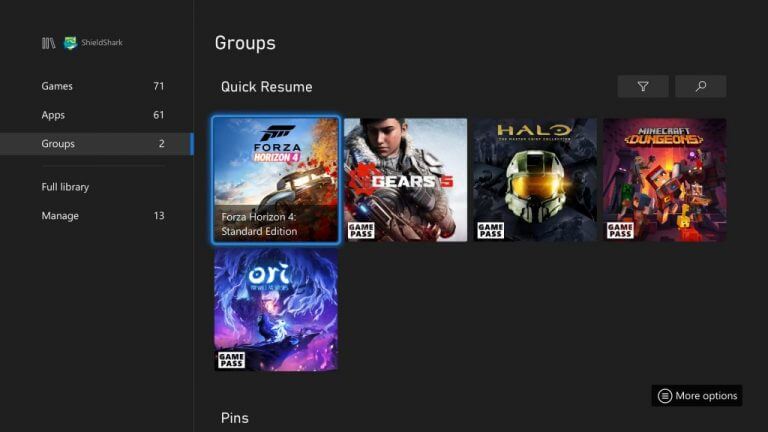 Quick Resume Group On Xbox Series X|s