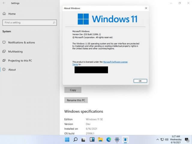 Windows 11 SE Leaked build