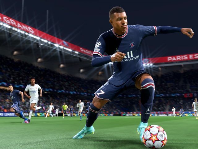 FIFA 22 video game on Xbox Series X and Xbox One