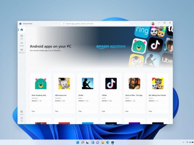 Windows 11 Microsoft Store Android apps 1