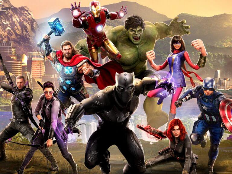 Marvel's Avengers video game on Xbox One and Xbox Series X.