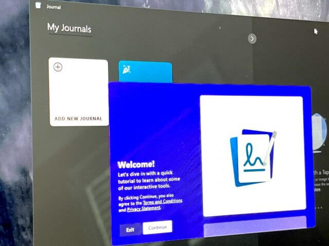 Microsoft Journal App