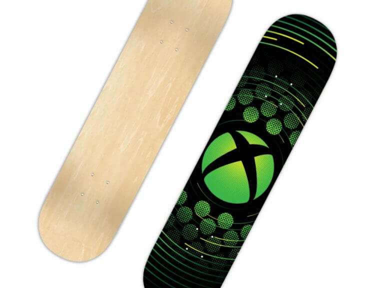 Xbox skateboard deck
