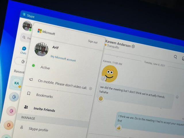 Windows 11 Skype App Rounded Corners