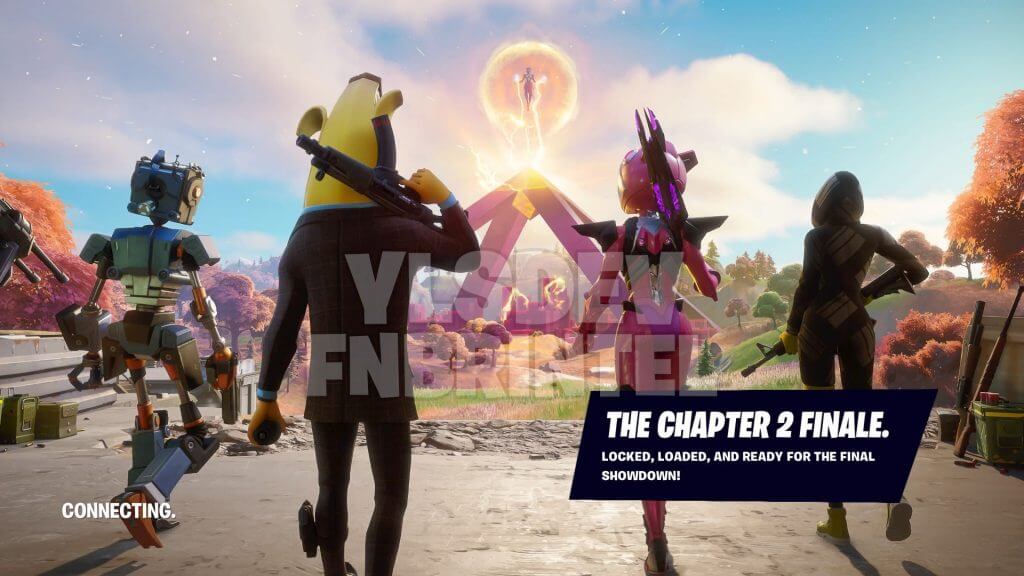 Fortnite Chapter 2 finale loading screen.