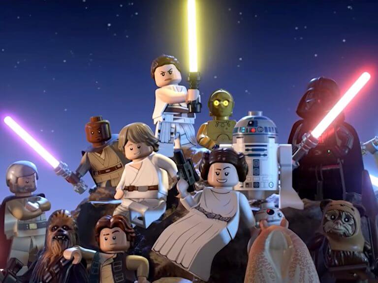 LEGO Star Wars: The Skywalker Saga video game on Xbox Series X console