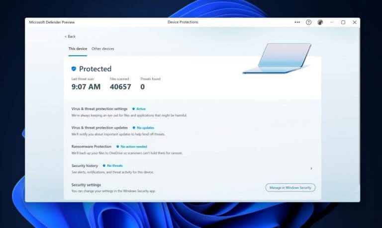 Windows 10 And Windows 11 Get The Microsoft Defender Preview - Defender 4 Windows 10 and Windows 11 get the Microsoft Defender Preview - onmsft.com - February 8, 2022