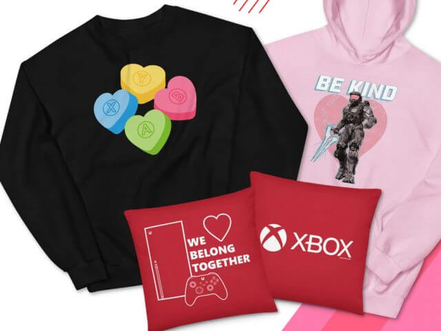 Xbox Gear Shop Valentine's Day merch