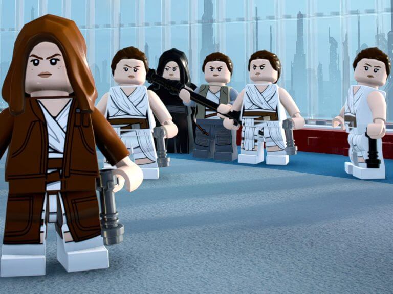 Rey in LEGO Star Wars: The Skywalker Saga