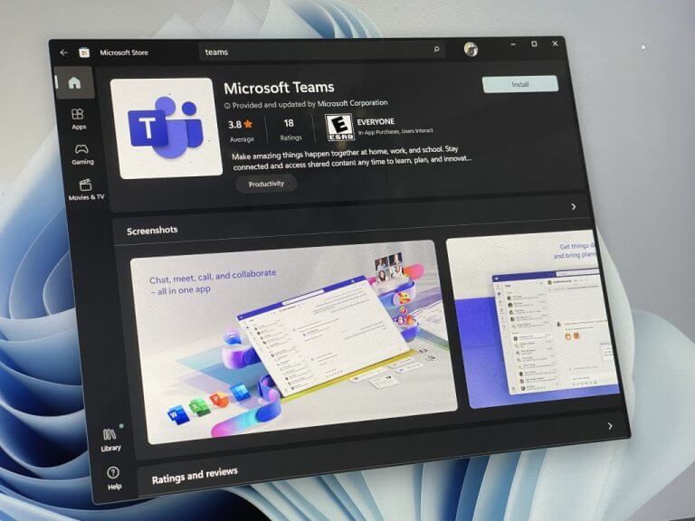 Microsoft Teams Windows 11 App Microsoft Store