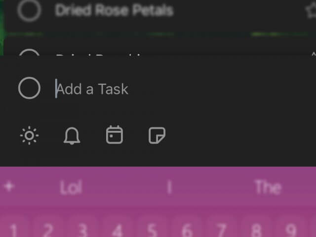 Microsoft To Do app menu option