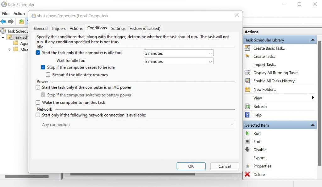 How to auto shutdown Windows when it's been idle for a while