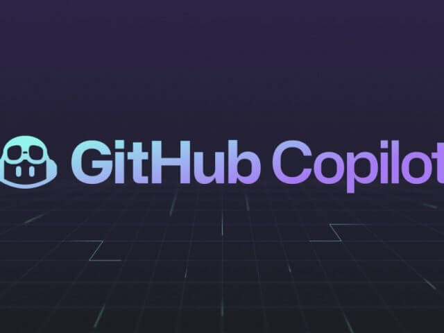 GitHub Copilot logo and background