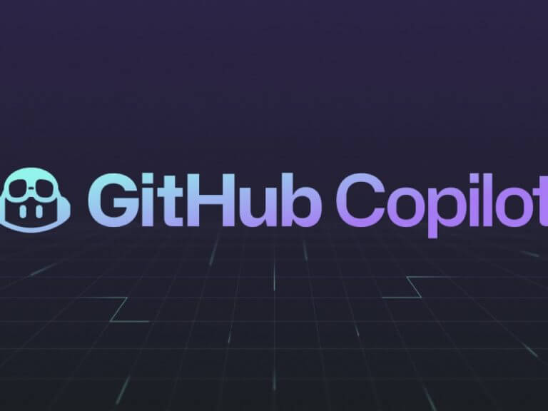 GitHub Copilot logo and background