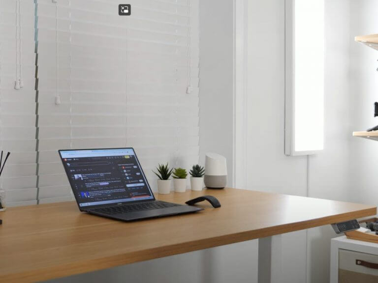 FlexiSpot E7 frame + Bamboo series standing desk