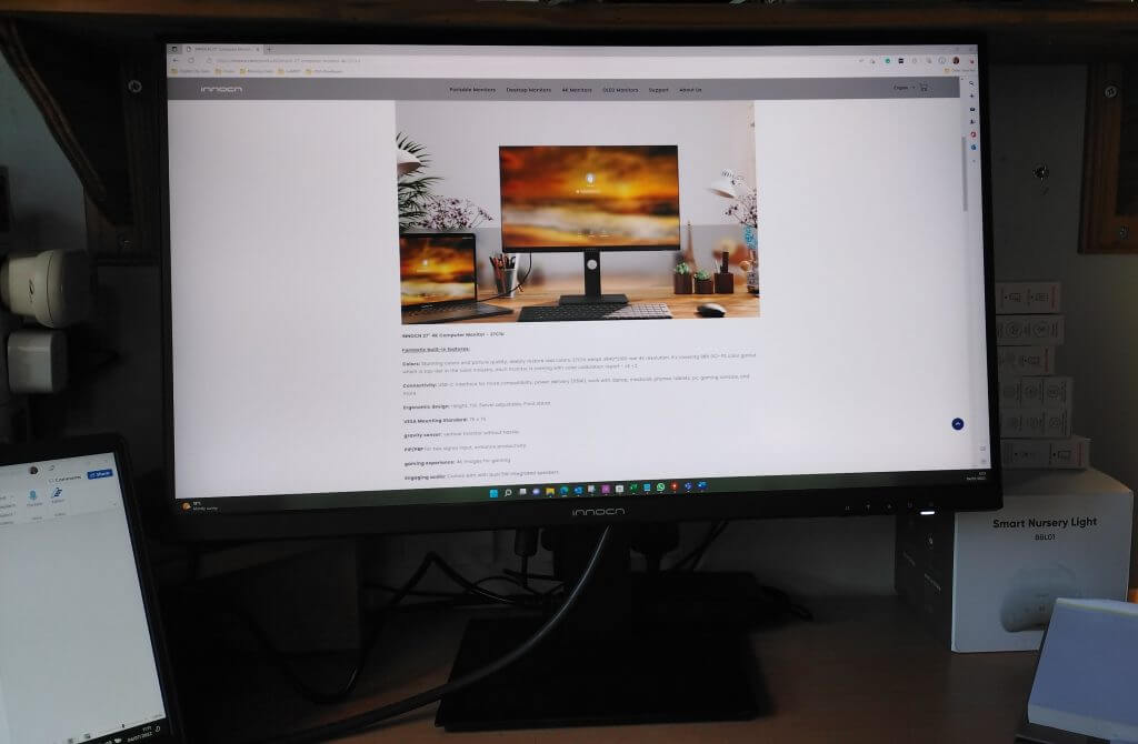 Innocn 27C1U 4K computer monitor review: Gorgeous, bright, quick to connect