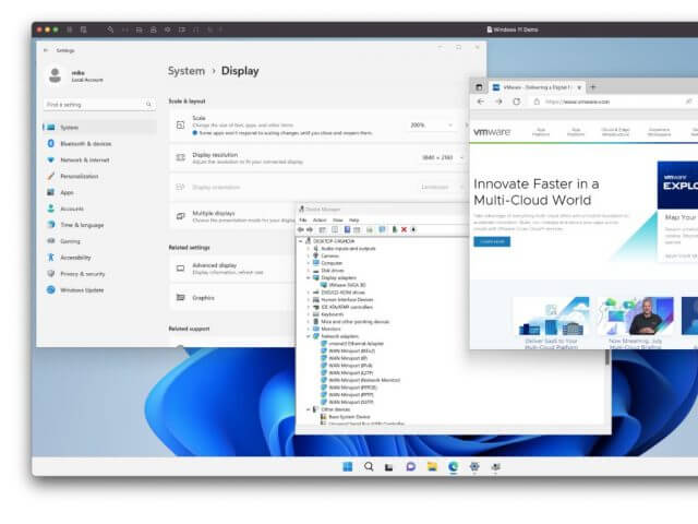 VMware 22H2 Windows 11 on mac