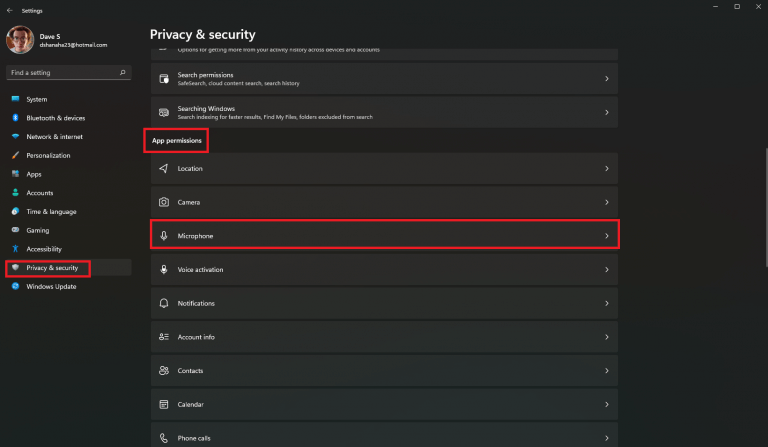 microphone on windows 10