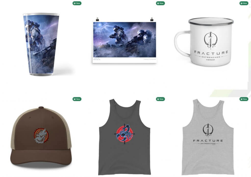 Xbox Gear Shop Halo infinite merch