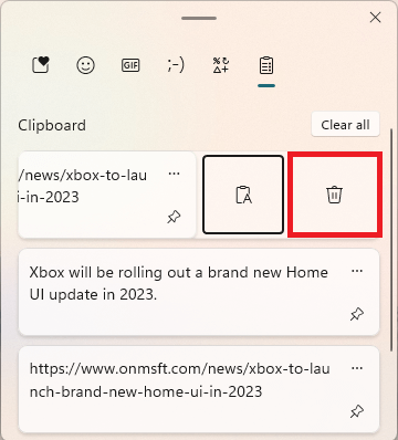 How To Enable And View Clipboard History On Windows 11 To Be More Efficient - Trash clipboard history on windows 11