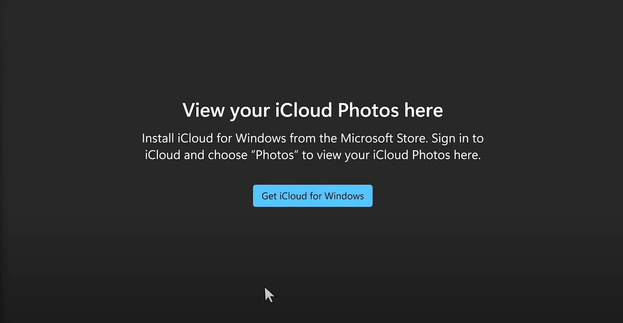 Intégration Apple Icloud Windows