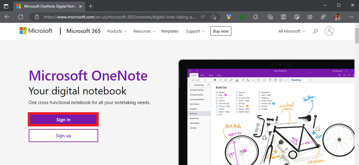install one note