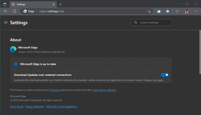 microsoft edge windows 11 version