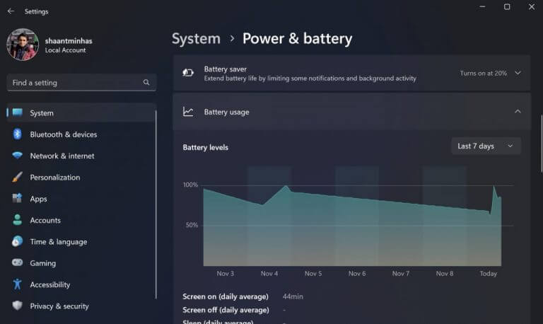 Paramètres D'alimentation Et De Batterie