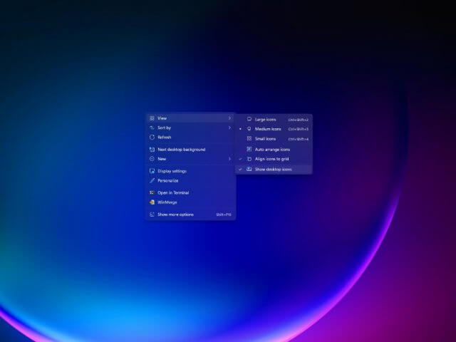 desktop shortcuts on windows 11