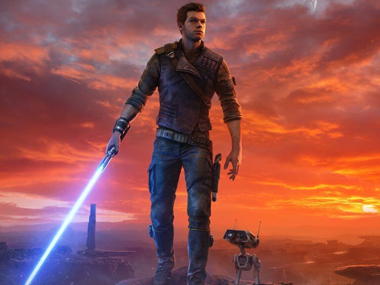 Star Wars Jedi: Survivor video game on Xbox Series X