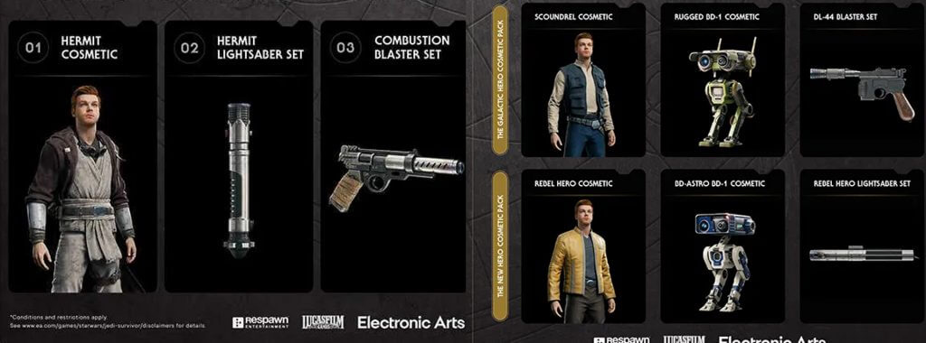 Pre-ordered Jedi Survivor PS5 game from  but didn't receive the  pre-order bonus code. I really wanted to have the Hermit cosmetics. 🥺 :  r/StarWarsJediSurvivor