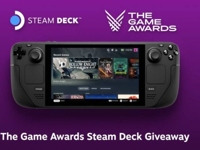 the game awards 2022 steam deck giveaway Custom