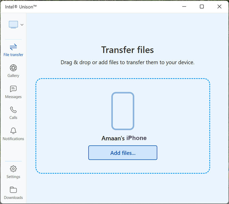connect iphone to Windows 11