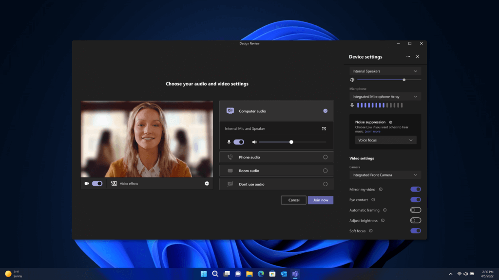 Windows 11 2022 Update AI Studio Effects in Teams 1024x576 1 Windows-11-2022-Update-AI-Studio-Effects-in-Teams-1024x576