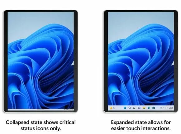 A Look Ahead Of Microsoft’S Windows 11 Moment 2 Update - Screenshot 20230222 100520 optimized taskbar in tablet mode