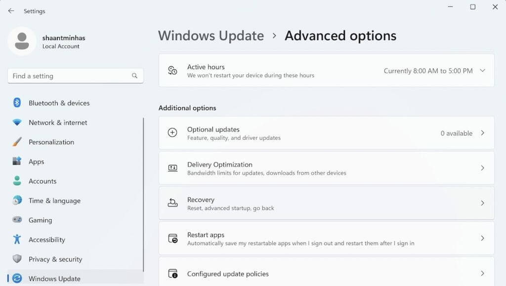 How To Uninstall Windows 11 And Go Back To Windows 10 - Advanced Options advanced options