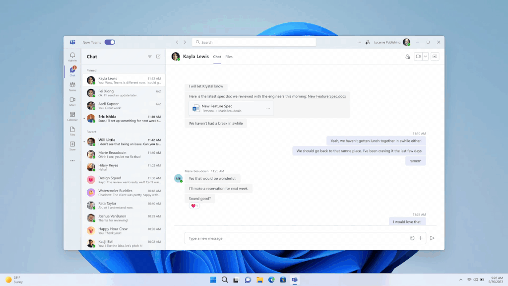 Microsoft’S Design Team Talks About Rearchitecting Teams “From The Ground Up” - 1 Daah2Igomurtjrbfv 6Nlw Teams 2.0 Animations