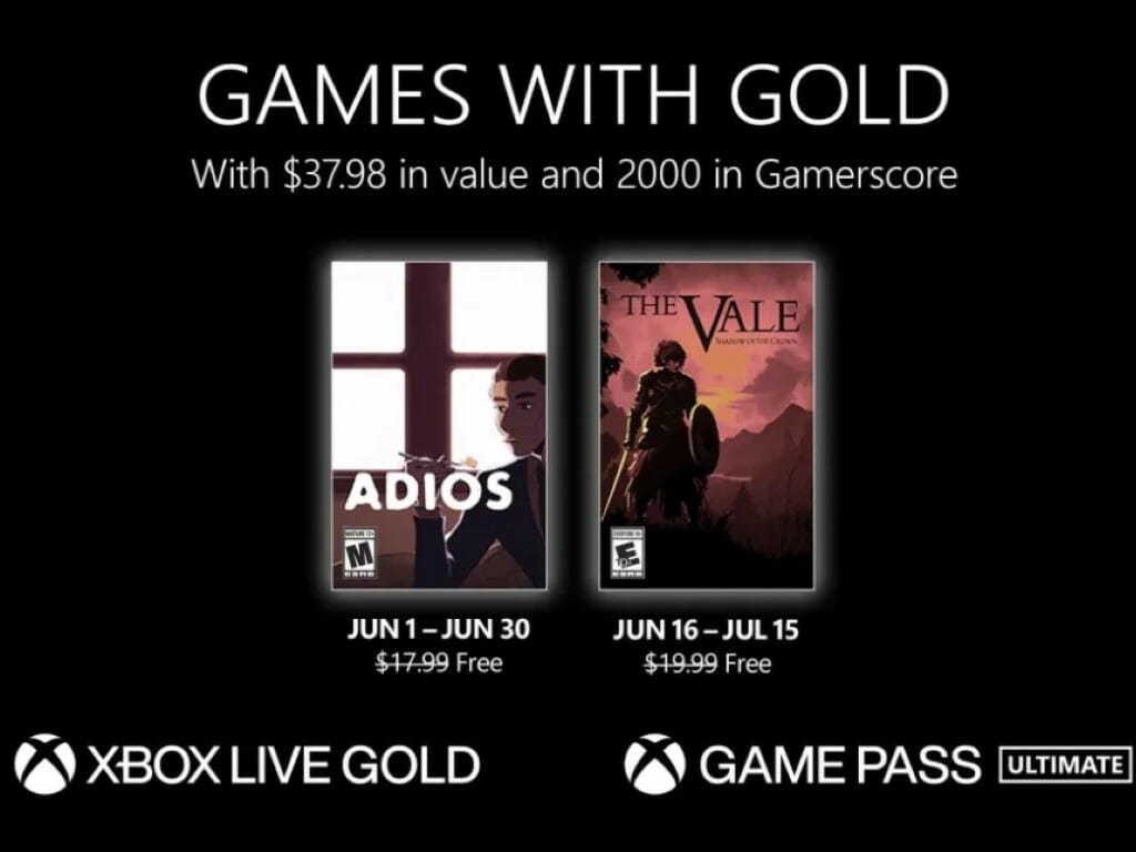 Games with Gold – janeiro de 2021 na sua Xbox