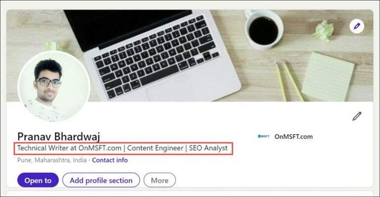 LinkedIn Content Strategy: 10 tips to create engaging content to grow your profile 2 Create Good LinkedIn Heading