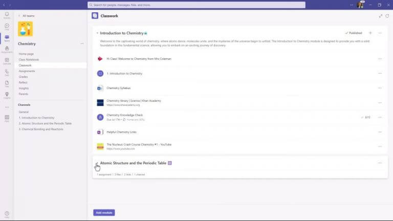 How to use Classwork in Microsoft Teams 0 43 screenshot How To Use Classwork In Microsoft Teams 0 43 Screenshot