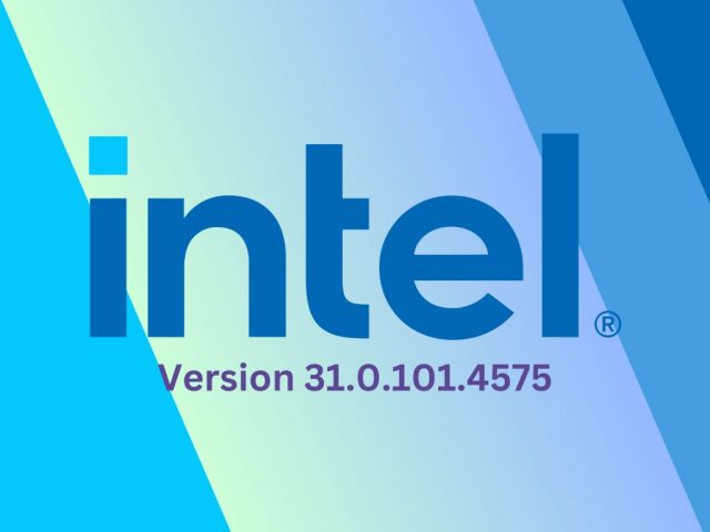 Intel Version 31.0.101.4575