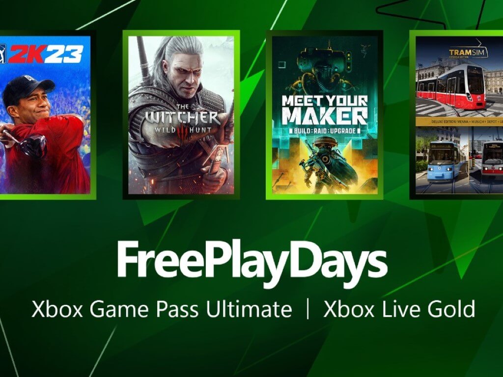 Xbox Free Play Days The Witcher 3 PGA Tour 2K23 and more