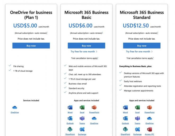 Screenshot 2023 08 28 at 7.55.16 PM OneDrive plans