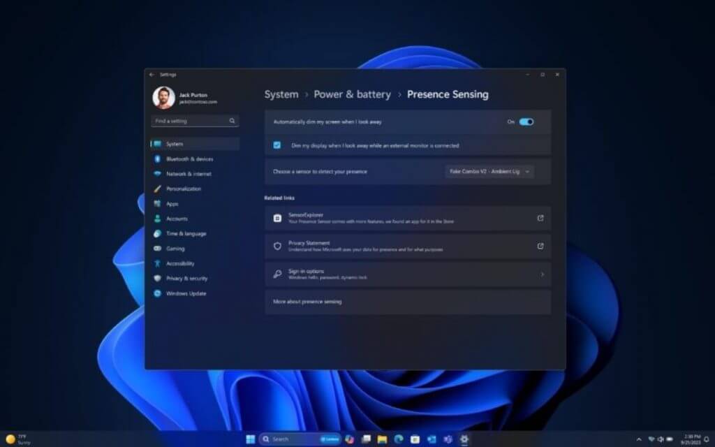 Windows 11 Update 2023 Presence Sensing Windows 11 Update 2023 Presence Sensing