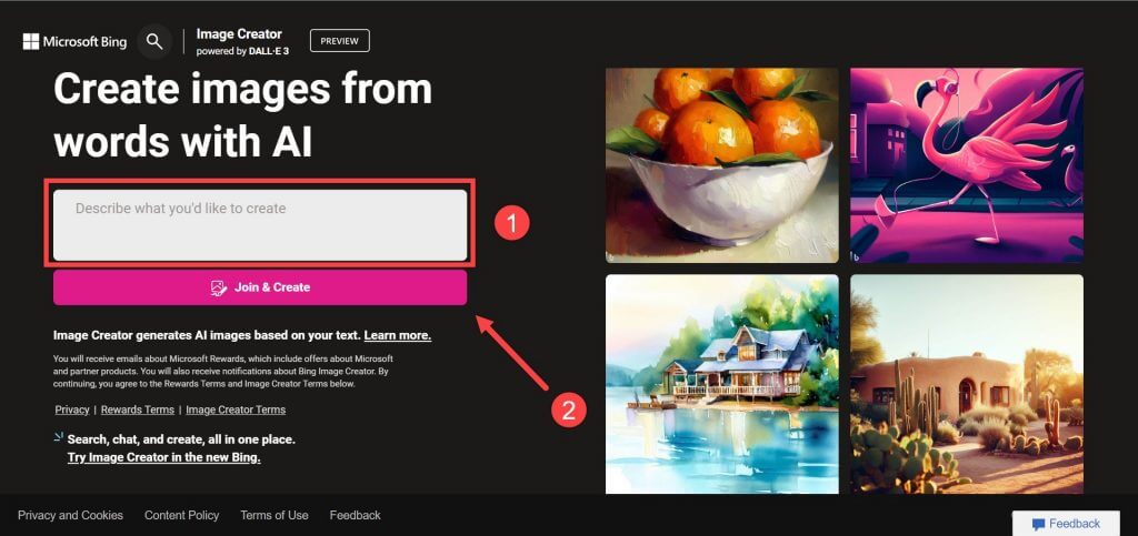 How to create free AI images using Bing Image Creator with DALL E-3 ...