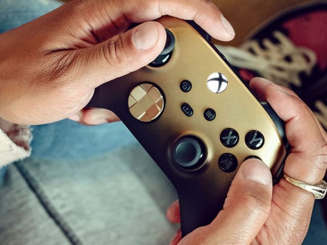Gold and Black Controller 1