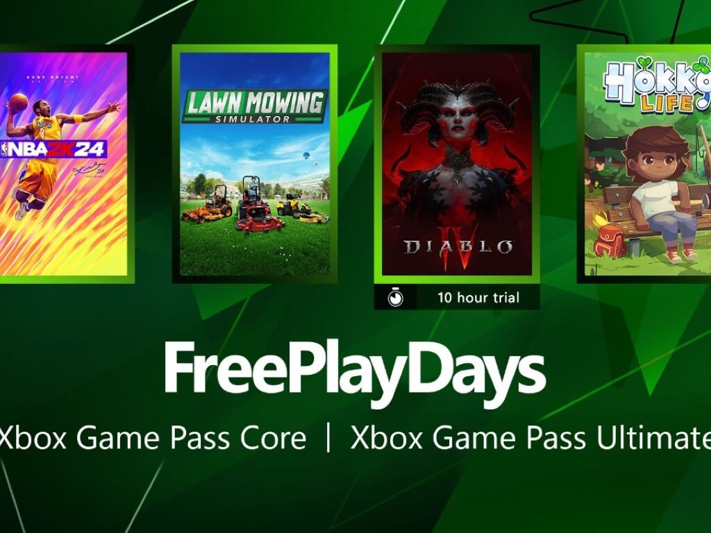 Free Play Days: Hokko Life, Lawn Mowing Simulator e NBA 2K24