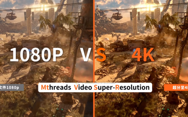 Moore Threads v330.140 driver adds MTVSR AI video upscaling for real-time playback, improving video quality, not gaming performance.